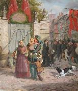 david monies Soldaternes indtog i Kobenhavn 1849